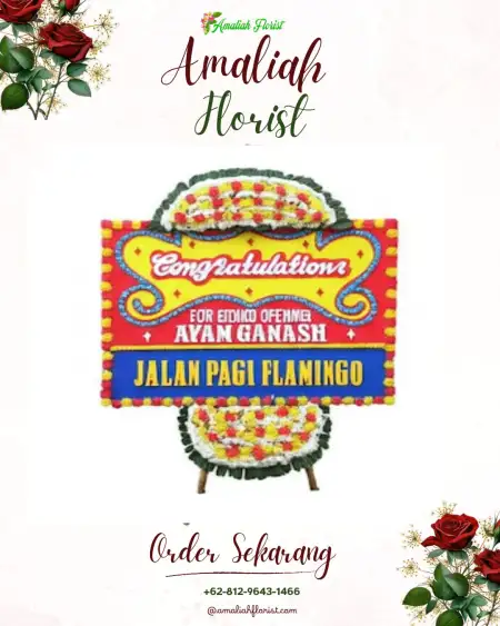 Sewa Papan Bunga Pamukan Barat